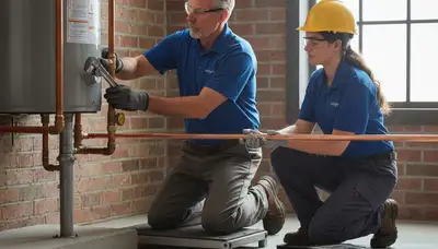 West Palm Beach, FL plumber repairing a home pipe for fast plumbing repair service