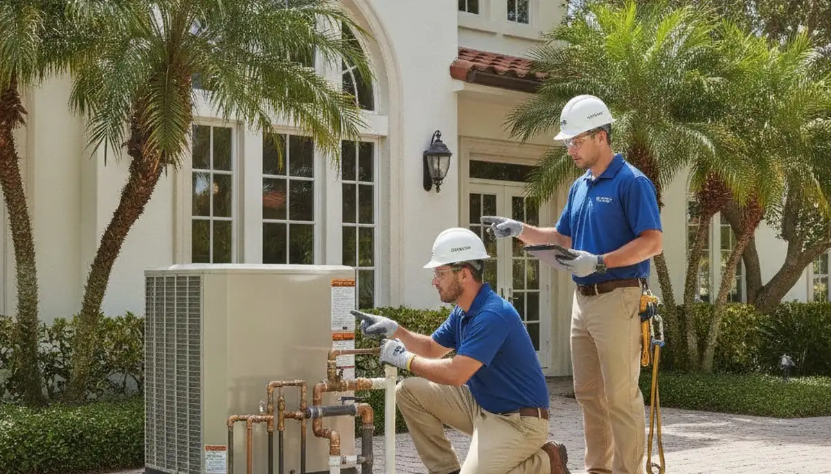 Plumber providing repair service in West Palm Beach, FL for a local plumbing business