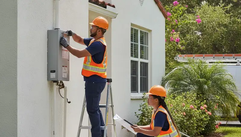 Plumber repairing a pipe in West Palm Beach, FL for reliable plumbing service