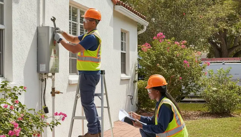 West Palm Beach, FL plumber providing residential plumbing repair services