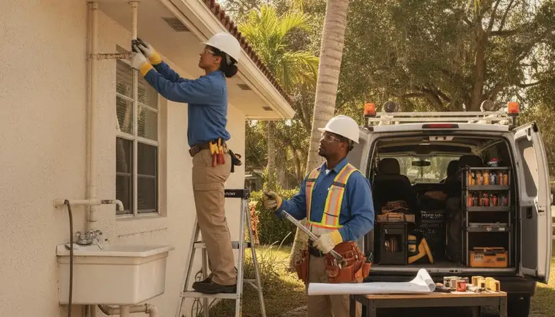 Plumbing repair service in West Palm Beach, FL for leaks, clogs, and pipe repairs